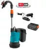 Gardena 2000/2 18V P4A hordóürítő szivattyú akkumulátorral