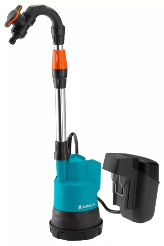 Gardena 2000/2 18V P4A hordóürítő szivattyú akkumulátorral