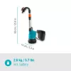 Gardena 2000/2 18V P4A hordóürítő szivattyú akkumulátorral