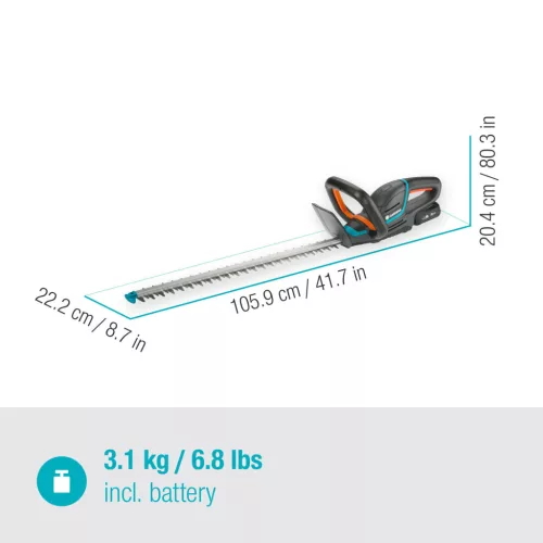 Gardena ComfortCut 60/18V P4A sövénynyíró - akkumulátorral